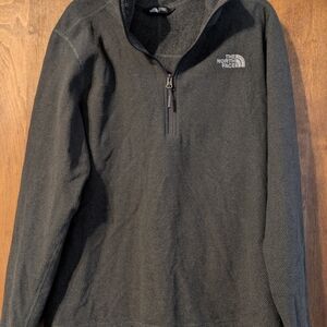 The North Face Dark Gray Quarter-Zip Pullover Sweatshirt Men's Large